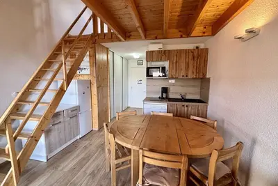 Image de Appartement 2 pièces-mezzanine pour 6 pers. avec balcon sud/ouest, skis aux pieds - Huez
