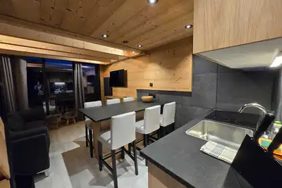 Image de Duplex haut de gamme avec baignoire jacuzzi à Val Thorens / 4 à 6 personnes