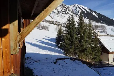 Image de Appartement 6 couchages, 50m des pistes de ski, vue montagne