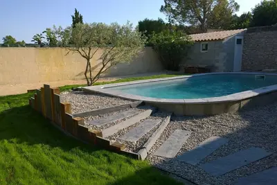 Image de ***Mas Les Olivandes*** 10 personnes avec piscine chauffée