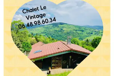 Image de chalet le vintage ⭐️⭐️⭐️ bain nordique extérieur privatif toute l’année!