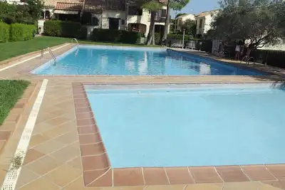 Maison avec piscine, 2 chambres+ mezzanine, 4 à 6 personnes, L'Estartit