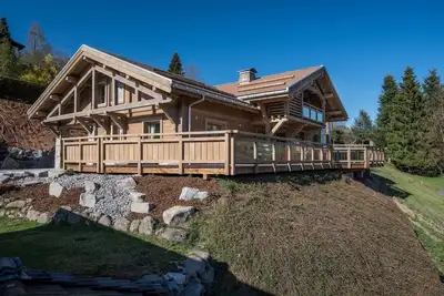 Image de Chalet Standing: détente & Spa, bain nordique, sauna, Vue Magnifique