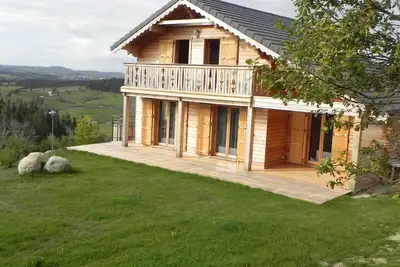 Image de Magnifique chalet confortable de 110 m2 en margeride languedoc \/ auverg