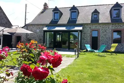 Image de Maison Baie du Mont Saint-Michel, bord de mer -proche Cancale - Saint-Malo<br>