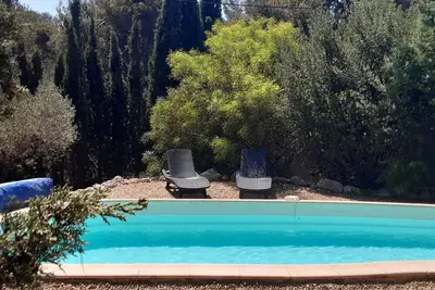 Image de Villa avec piscine 1mn Ă pied de la mer pour 8 pers