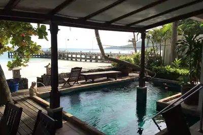 Image de Magnifique maison les pieds dans l'eau<br>Luxury villa directly on the beach