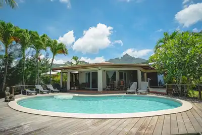Image de Villa Julietta Beach by Enjoy Villas Moorea, Villa bord de lagon avec piscine