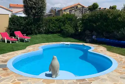 Image de Maison 3 étoiles: 6 personnes piscine privative chauffée
