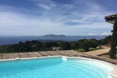 Image de Superbe vue mer, îles sanguinaires, villa tres récente proche plage cala d'orzu