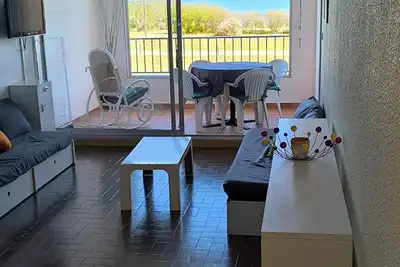 Image de cap d'agde appartement t3 54m2 face a la mer front de mer avec vue sur mer