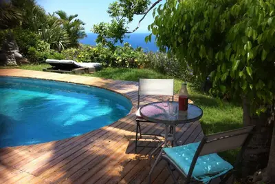 Image de Belle villa créole vue océan exceptionnelle-Piscine-Jacousi - Ouest de l île