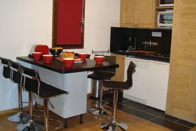 Image de Appart 4 à 6 personnes. 2 chambres 1 salon. Au pied des pistes.