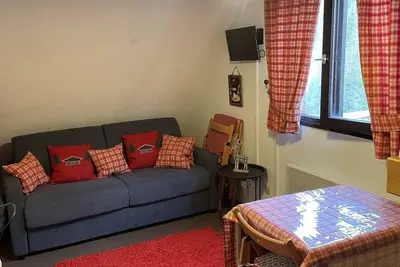 Image de Studio 4 personnes Le Pleynet/Les 7 Laux pied des pistes (120kms de pistes)