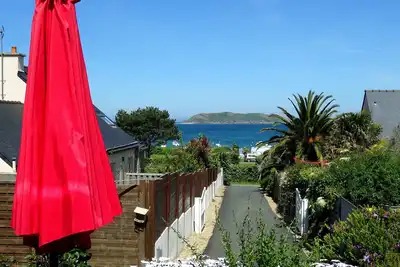 Image de Gîte du littoral, les Agapanthes, en baie de Perros Guirec - Bretagne sur le Gr34