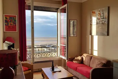 Image de Charmant appartement face mer, accés direct plage, 4 Pers