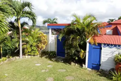 Image de Sainte Anne, Villa créole vue mer et rocher du diamant, proximité plage