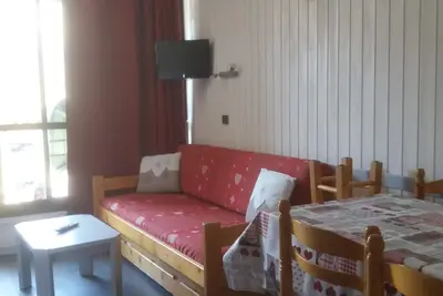 Image de Location appart Pieds de pistes 2pièces28 m²5pers Reberty 1850 chambre séparée