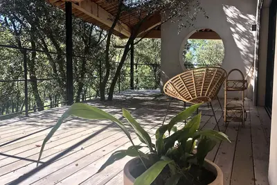 Image de Maison d'architecte, pour vivre dedans-dehors sur grand terrain, Ardèche du Sud
