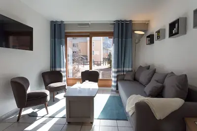 Image de Maisonnette triplex 3 chambres terrasse, 8 pers. pied de piste +lac du Pontillas