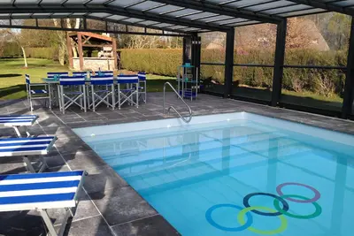 Image de Villa 4* pour la famille! Piscine couverte chauffée et privée-Jacuzzi-Fitness