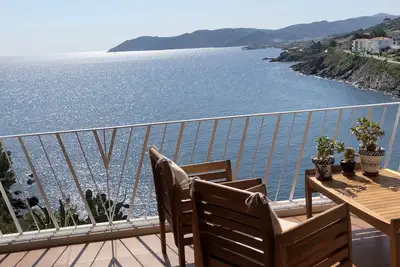 Appartement 6 P face a la mer climatisé