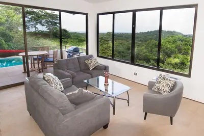 Gorgeous Playa Grande House - 4 Br \/ 3. 5 Br - Lush Nature, Amazing Views\/Sunsets