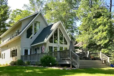 Image de Grande maison de location sur Eagle Lake toute l'année, également 2e maison Vrbo 1281616