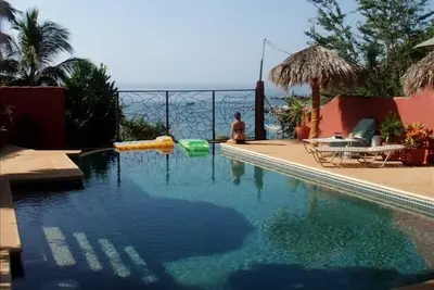 Image de Casa De Tortugas Chacala Beachfront Home avec une vue imprenable