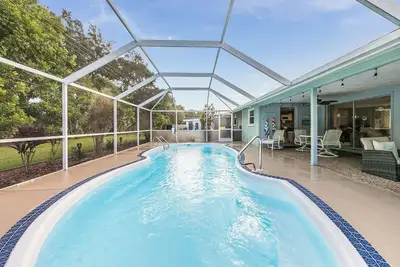 Image de Piscine chauffée et blindée - Maison de Sarasota près de la plage de Siesta Key
