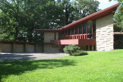 Image de Location nuit Frank Lloyd Wright - La maison Elam