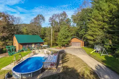 Image de Prestige-Pines Lodge-Vue sur Piscine-Lodge-Salle de bain privée séparée