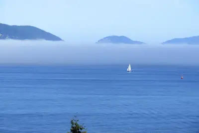 Image de Magnifique coucher de soleil sur l'océan, Fidalgo Island, Washington State
