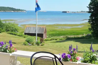 Image de Maison historique en bord de mer près de Popham & Islands à l'embouchure de la rivière Kennebec