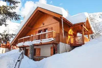 Superbe chalet de ski à l'Alpe d´Huez\/complexe d'Oz
