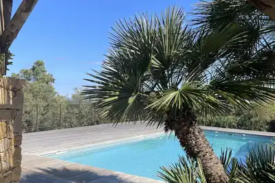 Image de Jolie maison  avec piscine privée, à 5 mn de la plage de Palombaggia