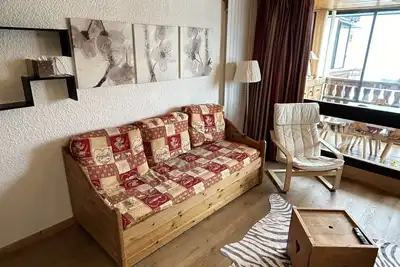 Image de RÉNOVÉ En 2023 RÉSIDENCE Le SÉRAC 34m2-pieds des pistes 1/5 pers -MÉNAGE Inclus