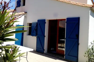 Image de Villa 5 pers, résidence avec piscine et tennis, 350 m de la plage, 2 vélos