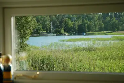 Image de Chalet vue mer à 25 mètres de la mer. Bateau avec 4 Cv (nouveau 2019) + canoë inclus