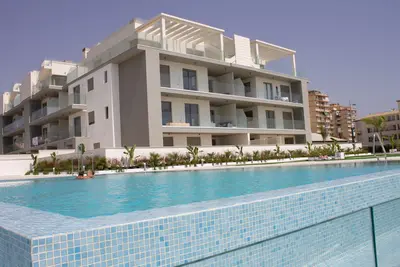 Image de Panorama Beach, Appartement en 1ère ligne de la plage. Meilleur climat en Europe