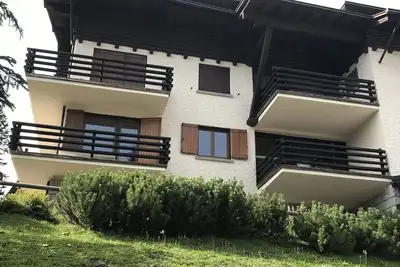Image de Appartement sur les pistes avec une vue magnifique sur les Dolomites récemment rénovées