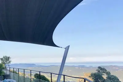Image de Superbe maison, piscine et terrasses dominant porto vecchio, vue exceptionnelle.