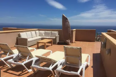 Image de Penthouse avec vue sur la mer et un solarium Ă Mojacar! ! !