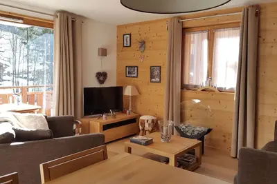 Image de Appart. 3*K2-Les Gets-6 Pax-70 m2-Wifi-2 Ch*2sdb-150m. Telesiege Perrieres Expr