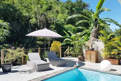 Image de Villa bohème avec piscine (chauffée en hiver) sans vis à vis