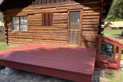 Image de Jolie cabine 1 chambre avec mezzanine et vue sur le lac.