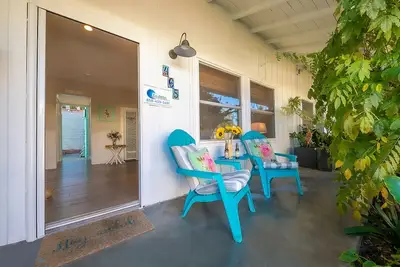 Entièrement rénové Cottage La Jolla à Windansea Beach. Patio privé, Animaux acceptés, Wifi Gratuit, A / C