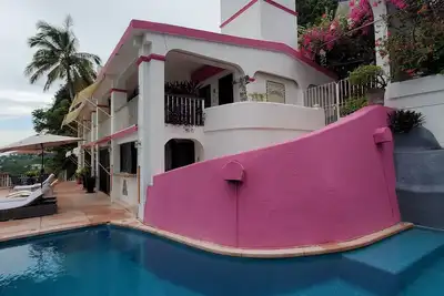 Image de VillaParaisoAca avec belle vue et plage privée
