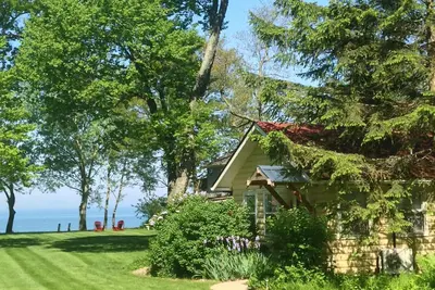 Image de Sur le lac Michigan, Bright, Light & Airy Summer Haven, vues magnifiques, plage de sable