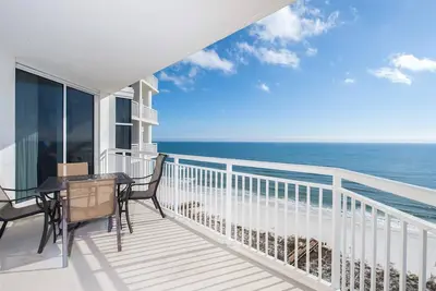 RÉDUIT! ! La semaine dernière Oct-Condo Beachfront spacieux Perdido Key; Double maître!